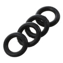 50 Pcs 5mm x 1mm x 3mm Mechanical Black NBR O Rings Oil Seal Washers