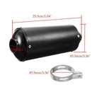28mm 50cc-125cc Dirt Pit Blue 28mm Exhaust Muffler Pipe + Clamp For TTR CRF50