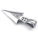 Jewelry Stainless Steel Arrowhead Arrow Men's pendant with 50cm Chain, neck