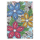 DIY Special Shaped Diamond Painting Flower 50 Pages A5 Office Notebook Gift