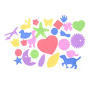 110Pcs Mixed Animal All Shape Foam Stickers Kindergarten OZ