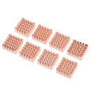 8pcs/set RAM Copper Memory Heat Sink Graphics Card Cooling Radiator ly