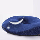 Pressure Relief Donut Washable Cover Haemorrhoids Piles Ring Cushion Blue