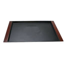 Plastic Food Breakfast Tray Cup Tea Serving Tray Sushi Platter Plate 17''