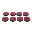 12 Muliti Purpose Red Light Reflectors Rear Trailer Reflector Disks Caravan A7Q6