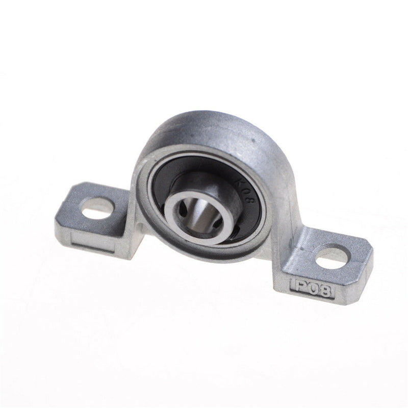 Zinc Alloy Diameter 8mm Bore Ball Bearing Pillow Block Mounted Support WGBX