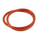 Silicone 98mm x 105mm x 3.5mm industrial gasketet seal Fire Red