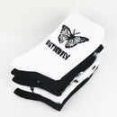 5 pairs Butterfly Socks Women Streetwear Socks Fashion Fashion Skateboard So.kz