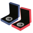 2 Pieces Coin Case for 38MM Coin Display Box w/ Single Clear Capsule -7x8x3cm