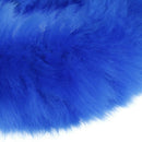 3Pcs/set Winter blue long wool warm plush car steering wheel handbrake covers-OZ