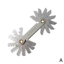 58x Blades Metric Whitworth 55/60 Degree Thread Measuring Y1U8 Pitch Screw E1B0