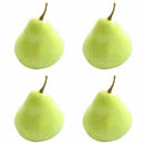 4 Best Artificial Green Pear Decorative Fruit-4x3 inch P1N1