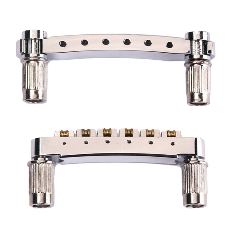 Roller Saddle Bridge Tailpiece Stop Bar for LP SG Gibson Guitar