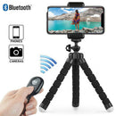 Phone Tripod, Portable And Adjustable Camera Stand Holder With Wireless Rem
