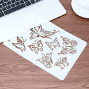 DIY Butterfly Ruler Template Photo Album Hollow Stencils Decor Drawing Tool