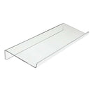 Clear Acrylic Tilted PC Keyboard Holder for Easy Ergonomic Typing, 43.2cmx4cm