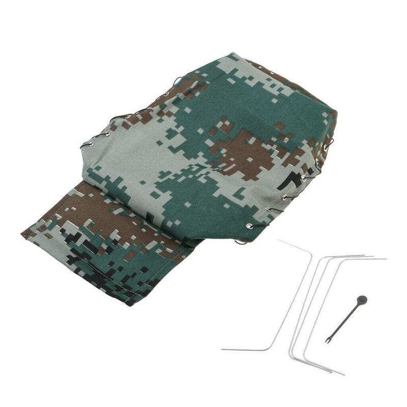 Green Canvas Truck Hood Cover for RC 1/16 Climbing Crawler Car WPL B24 B16 Truck
