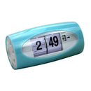 Auto  Clock Modern Flap Table Clock  Page Digital Alarm Clock Green