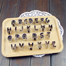 26XBiscuit Cake Mold Cutter Letters Alphabet Shape Mould Fondant Cookie  Z FT