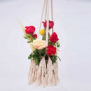 Plant Hanger 100% Handmade Cotton Rope Plant Basket Holder for Pots/Fish Ta A9X1