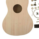 1 Set 23inch Ukulele Assembly Kits Unfinished Solid Wood 4 Strings Guitar