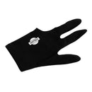 Spandex Snooker Billiard Pool Cue Glove Left Hand 3 Finger Accessories Black