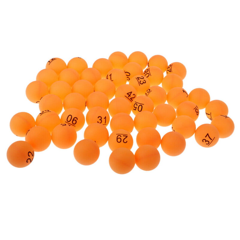 100Pcs Numbered Beer Pong Balls 40mm Raffle Balls (No. 1-100 )