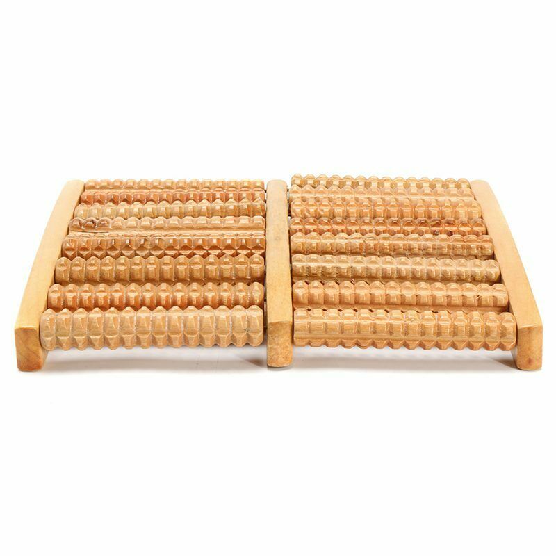 Wooden Foot Roller Wood Care Massage Reflexology Relax Relief Massage, 8 Ro T6P9