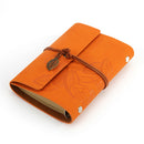 Notebooks String Loose-leaf Sketchbook Students Stationery (Orange) A