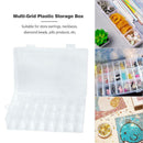 Plastic Jewelry Nail Art Storage Box Multi-grid Pill Case Beads Container