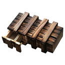 Wooden Puzzle Box Magic Compartment Secret Drawer Brain Teaser Gift IQ Toys US