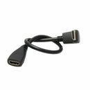 2x Mini HDMI Cable, (90/ 270 Degree) Mini HDMI to HDMI Cable Adapter Male t