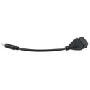 USB 2.0 Female to Mini USB Male Cable Adapter (Black, 15cm)