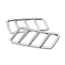 2Pcs ABS Chrome Exterior Front Hood Air Vent Outlet Trim Cover for Mercedes