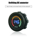 LED Digital Color Display Voltmeter Volt Panel Meter for 12V Car Motorcycle A