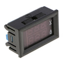 1.9" DC 30V 30A Voltmeter Ammeter Digital Red-Blue Dual LED Display Meter