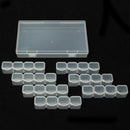 Storage Tool DIY Removable Clear Plastic Organizer Nail Art Rhinestone 28 D G3R5