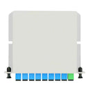 Fiber Optic Plc Splitter 1 x 8 Insertion Outdoor Electrical Splitter / Lgx