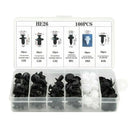 3X(100Pc Auto Car Fender Liner Fastener Bumper Interior Trim Retainer Push