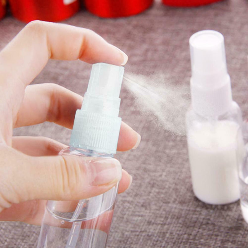 Clear Perfume Refillable Travel Lotion Liquid Spray Press Pump Bottle (50ml A