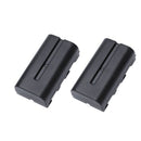 2 Pcs Np-F550 Battery And Lcd Dual Battery Usb Charger For Sony Np-F550 Bat