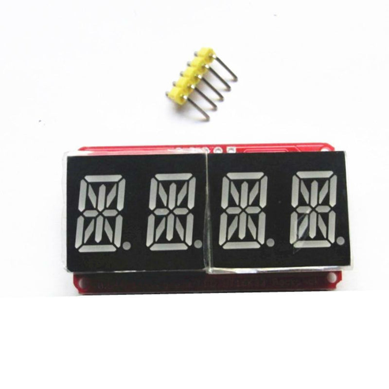 5 Pcs 0.54inch 4 Digit Segment Red Tube LED Display Module for Arduino I2C