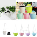 5pcs Garden Self-watering Plant Flower Pot Hanging Planters in