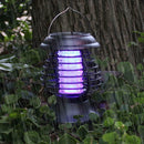 Solar Powered LED Lamp Bug Zapper Mosquito Killer Repeller Light Garden Lamp