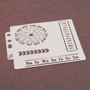 Reusable calendar Stencil Airbrush Art DIY Home Decor Scrapbooking Album Craft T