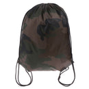 1PC Camo Drawstring Backpack For Sports Yoga Fitness Travel Drawstring Backpac3C