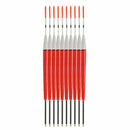 Leo 10Pcs/Lot Paulownia Wood Float Wood Fishing Floats Vertical Buoy Hairta