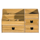 Wood Cosmetic Organizer Diy Assembly Wooden Makeup Organizer Drawers Factor