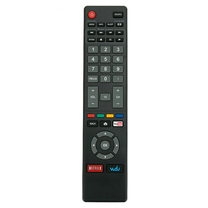 NH409UD TV Remote Control Replace Black For Magnavox 55MV314X 55MV314X 40MV324X