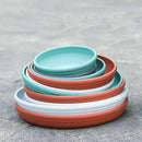 2x Plastic Plant Pot Saucer Planter Drip Tray Indoor Outdoor Garden White